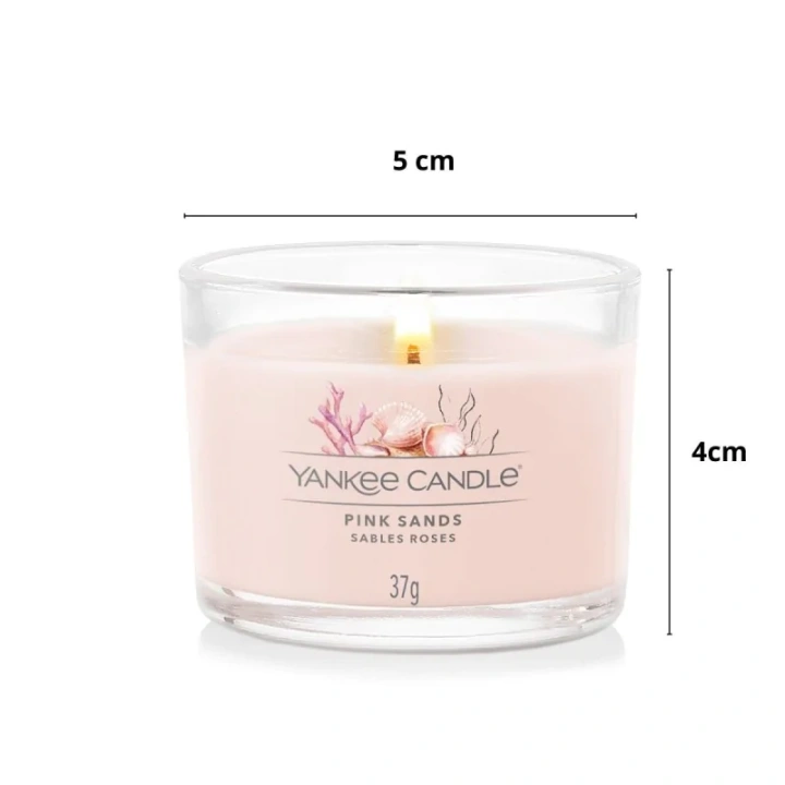 YANKEE CANDLE Signature Mini świeca w słoiku PINK SANDS 37g