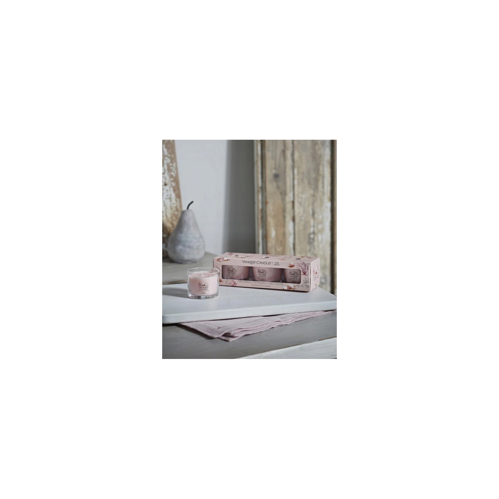 YANKEE CANDLE Signature Mini świeca w słoiku PINK SANDS 37g