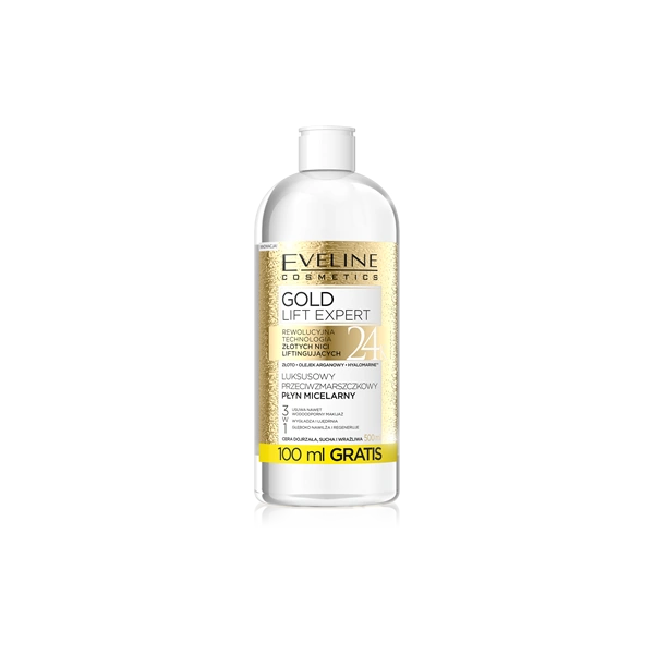EVELINE Gold Lift Expert 3w1 płyn micelarny 500ml