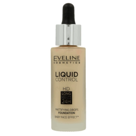 EVELINE Liquid Control HD podkład do twarzy 015 Light Vanilla 32ml