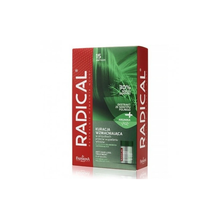 FARMONA Radical kuracja wzmacniająca Skrzyp Polny i Arginina 15x5ml