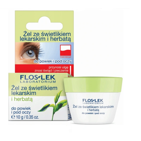 FLOSLEK Żel ze Świetlikiem Lekarskim i Herbatą 10g