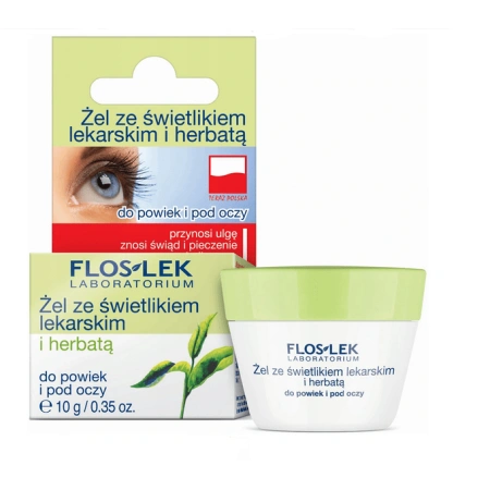 FLOSLEK Żel ze Świetlikiem Lekarskim i Herbatą 10g