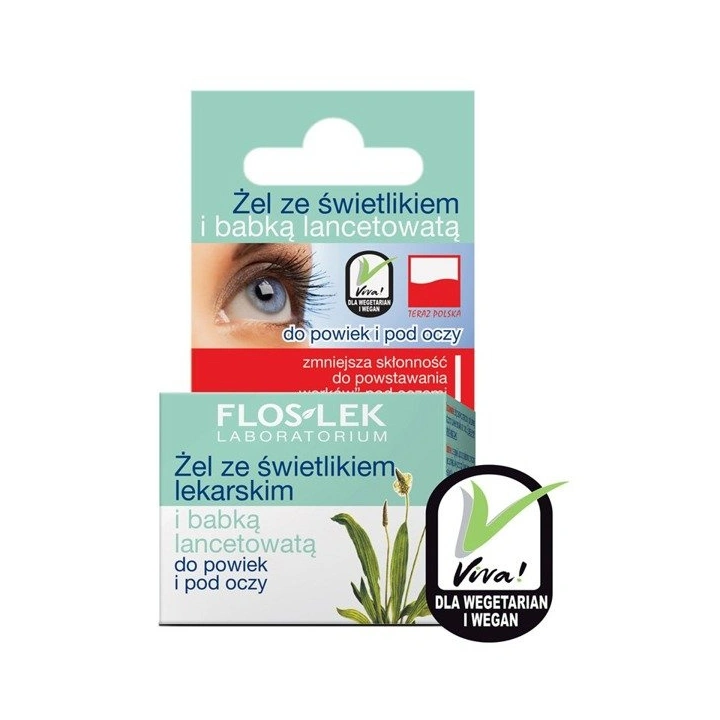 FLOSLEK Żel z Świetlikiem i Babka Lancetowata 10g