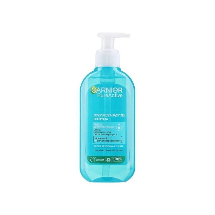 GARNIER Pure Active oczyszczający żel do mycia Przeciw niedoskonałościom  200ml