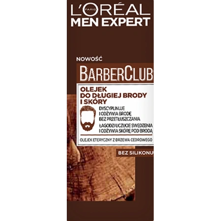 LOREAL Men Expert Barber Club olejek do długiej brody 30ml