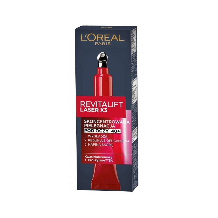 L'OREAL Revitalift Laser X3 anti-age krem pod oczy Zaawansowana Pielęgnacja 15ml