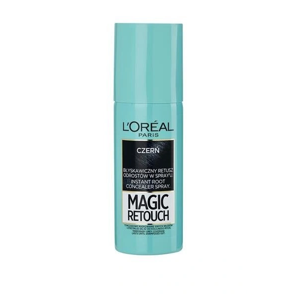 LOREAL Magic Retouch spray maskujący odrosty Czerń 75ml