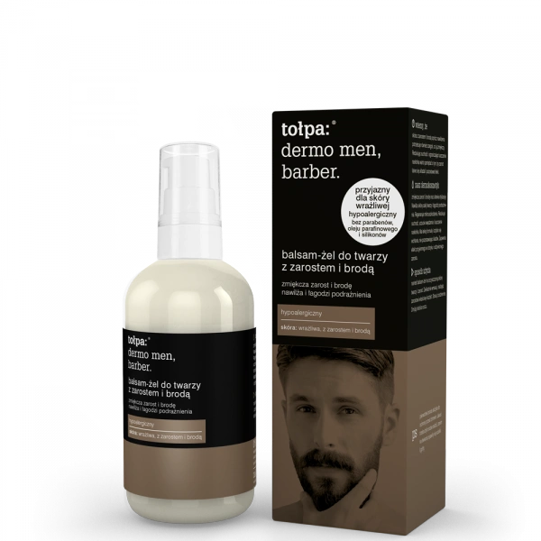 TOŁPA Dermo Men Barber balsam-żel do twarzy z zarostem i brodą 75ml