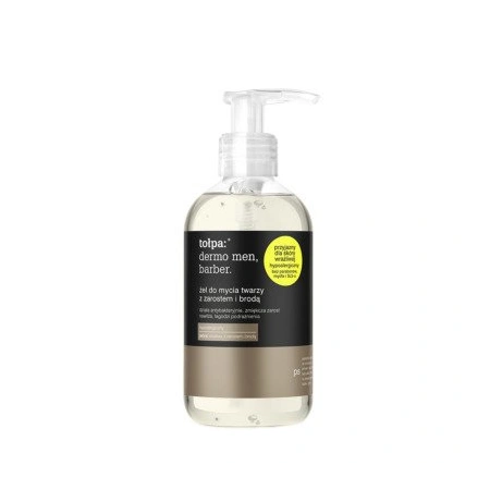 TOŁPA Dermo Men Barber żel do mycia twarzy z zarostem i brodą 150ml