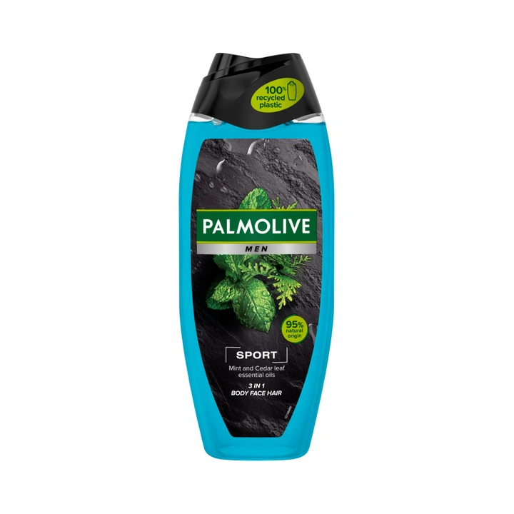PALMOLIVE Men Sport orzeźwiający żel pod prysznic 3w1 Mięta Cedr 500ml