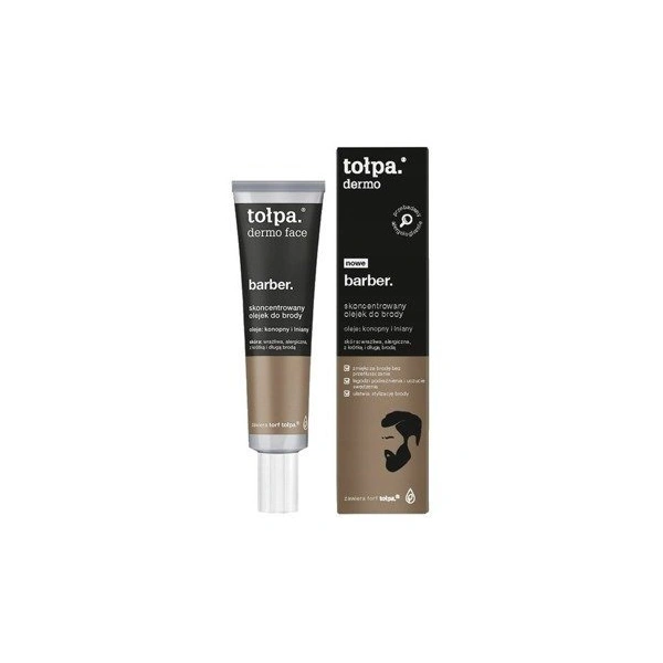 Tołpa TOŁPA Men Barber skoncentrow olejek do brody 40ml — Inhaltsstoffe und Bewertung