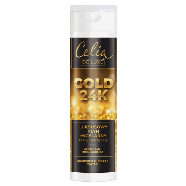 CELIA De Luxe Gold 24k płyn micelarny 200ml