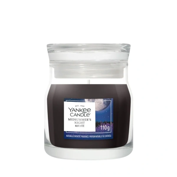 YANKEE CANDLE Signature Mała świeca w słoiku MIDSUMMER'S NIGHT® 110g