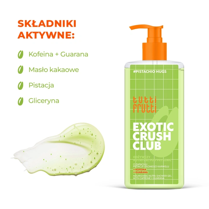 FARMONA Tutti Frutti Exotic Crush Club odżywczy żel pod prysznic Pistacja i Słony Karmel 400ml