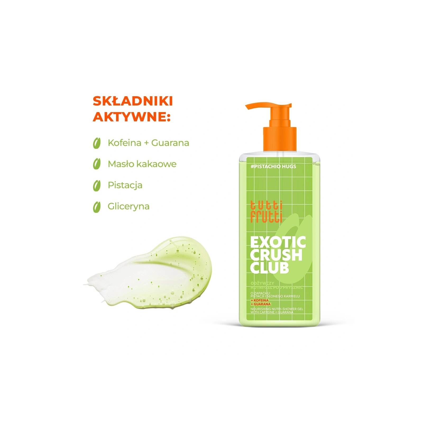 FARMONA Tutti Frutti Exotic Crush Club odżywczy żel pod prysznic Pistacja i Słony Karmel 400ml