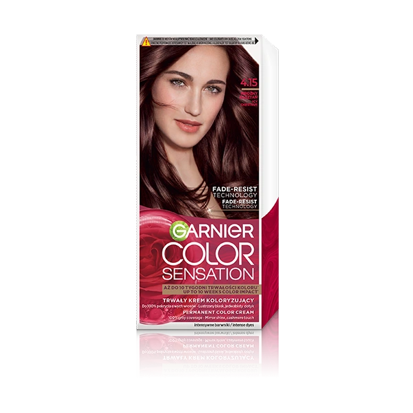 GARNIER Color Sensation krem do włosów 4.15 Mroźny kasztan