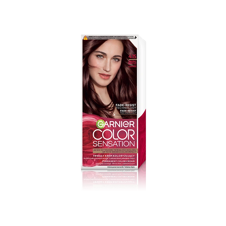 GARNIER Color Sensation krem do włosów 4.15 Mroźny kasztan