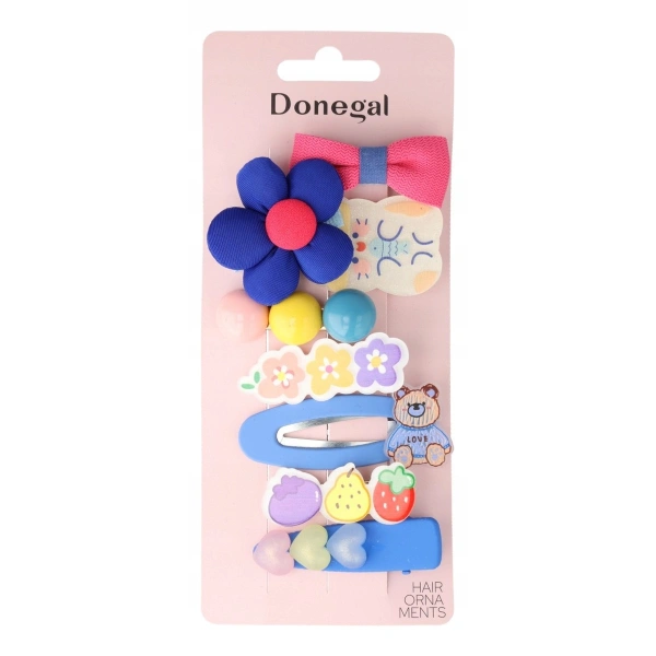 DONEGAL zestaw ozdób do włosów FA-5774 8szt