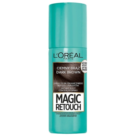 LOREAL Magic Retouch spray maskujący odrosty Ciemny Brąz 75ml