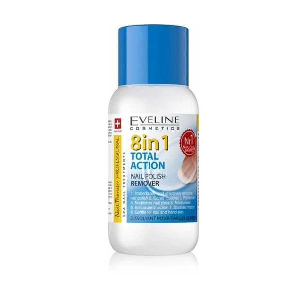 EVELINE 8w1 Total Action zmywacz do paznokci 150ml