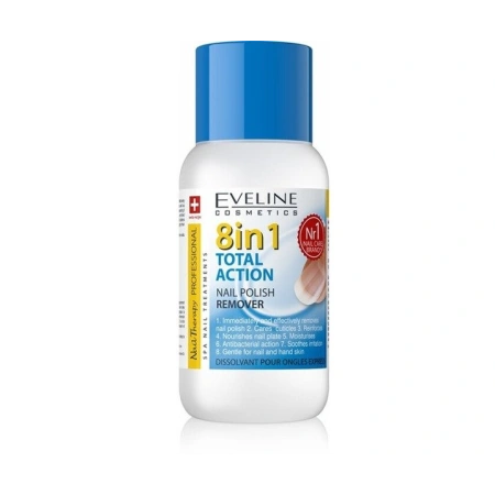 EVELINE 8w1 Total Action zmywacz do paznokci 150ml
