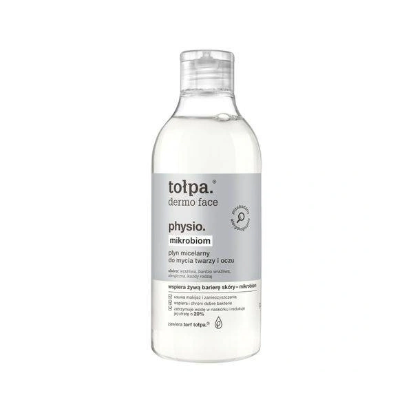 Tołpa TOŁPA Physio Mikrobiom płyn micelarny do twarzy 400ml — Składniki i ocena