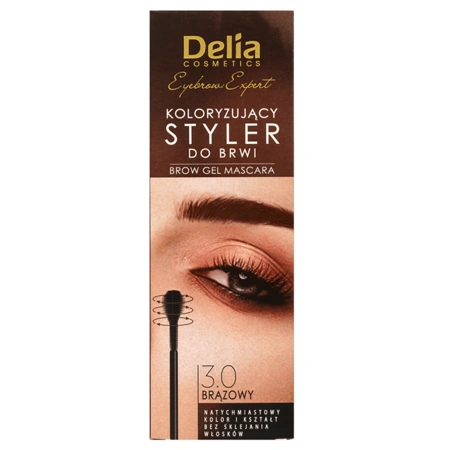 DELIA Eyebrow Expert Styler do brwi 3.0 Brązowy 11ml