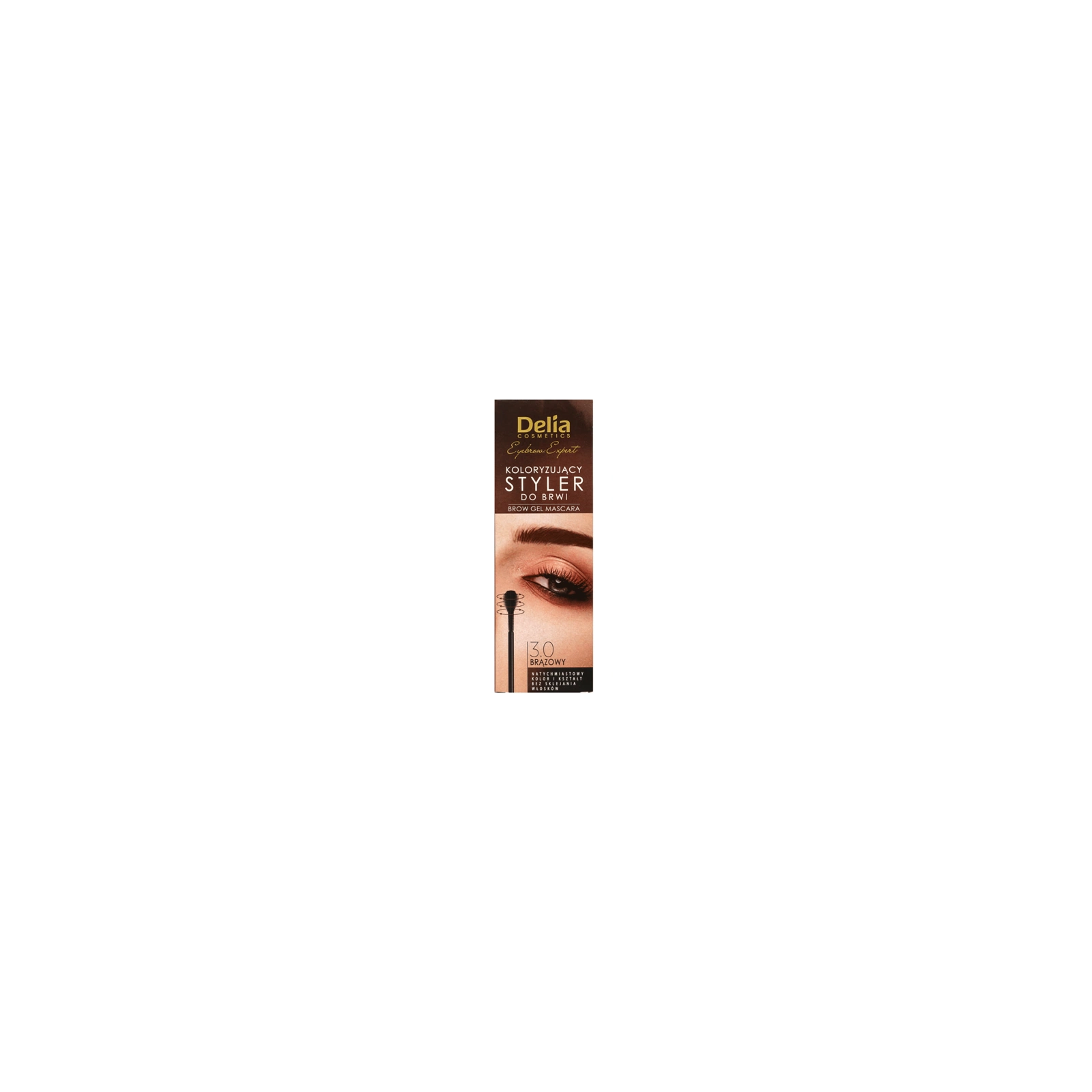 DELIA Eyebrow Expert Styler do brwi 3.0 Brązowy 11ml