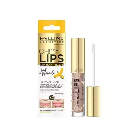 EVELINE Oh My Lips Lip Maximizer błyszczyk Jad Pszczeli 4,5ml
