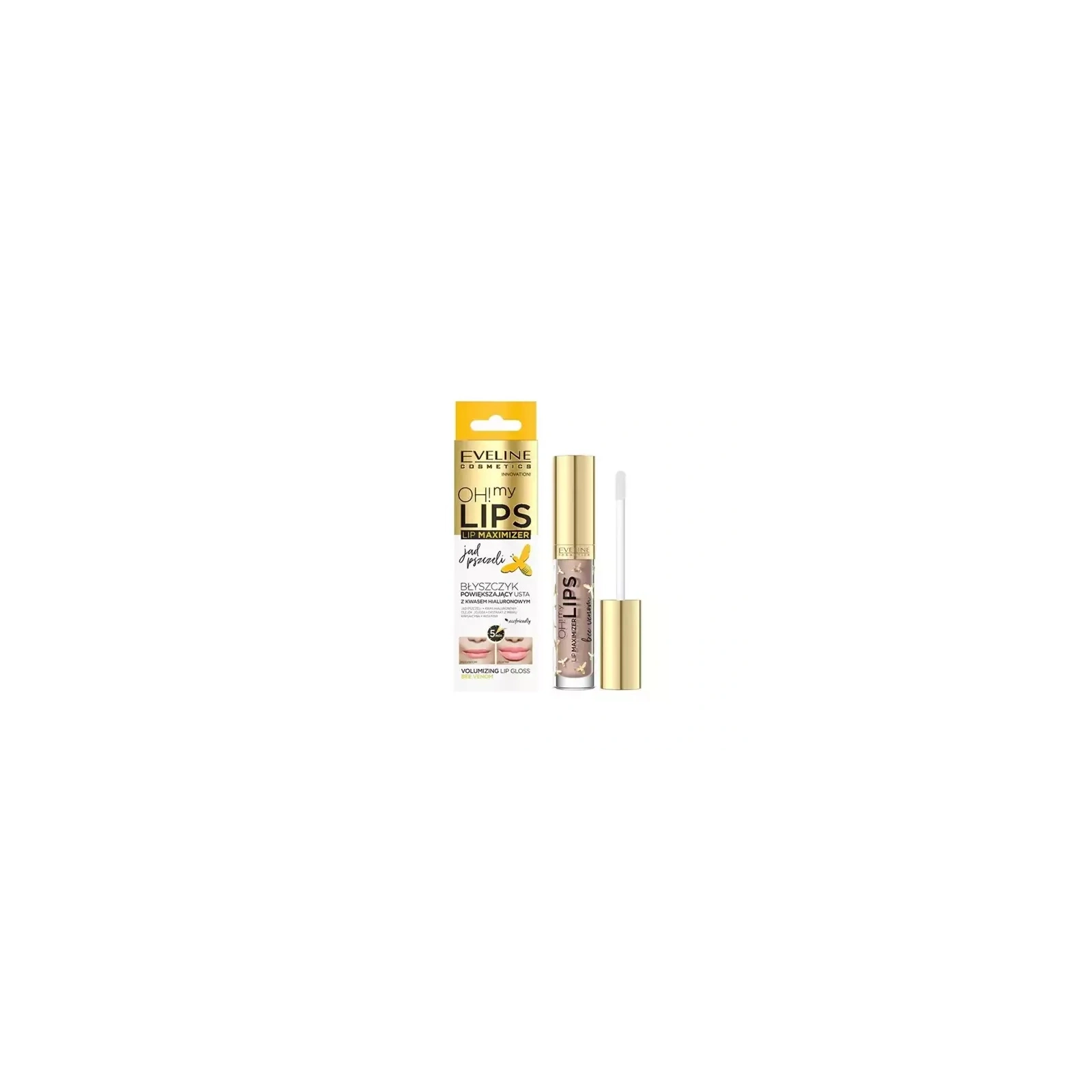 EVELINE Oh My Lips Lip Maximizer błyszczyk Jad Pszczeli 4,5ml