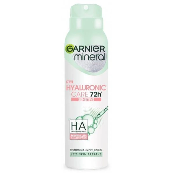 GARNIER Mineral Hyaluronic Care 72h sensitive 150ml