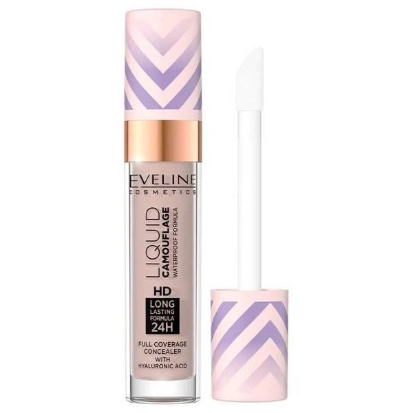 EVELINE Liquid Camouflage HD korektor do twarzy WTP 04 Light Almond 7,5ml
