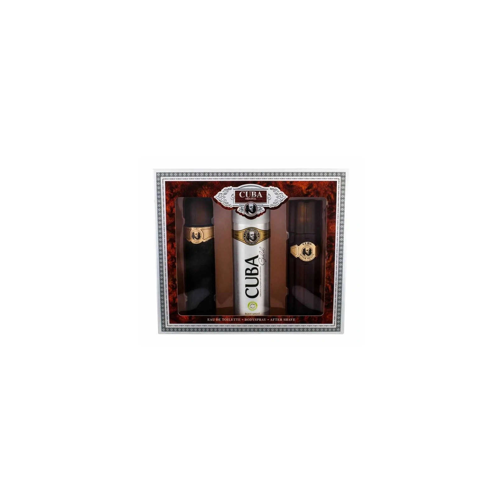 CUBA Gold Zestaw edt 100ml + bs 200ml + as 100ml
