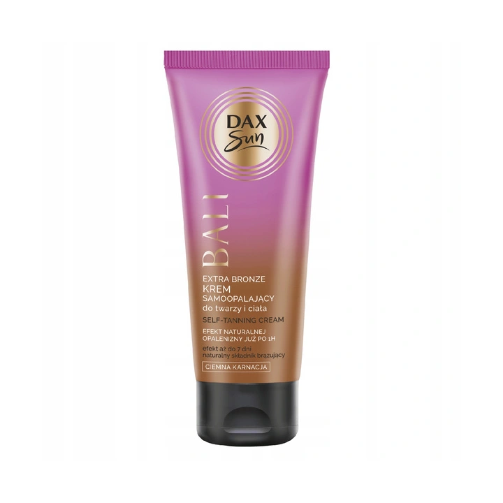 DAX Sun Bali krem samoopalający ciemna karnacja 75ml