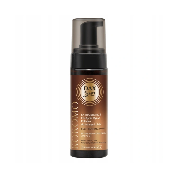 DAX Sun brązująca pianka do twarzy i ciała Extra Dark Kokomo 160ml