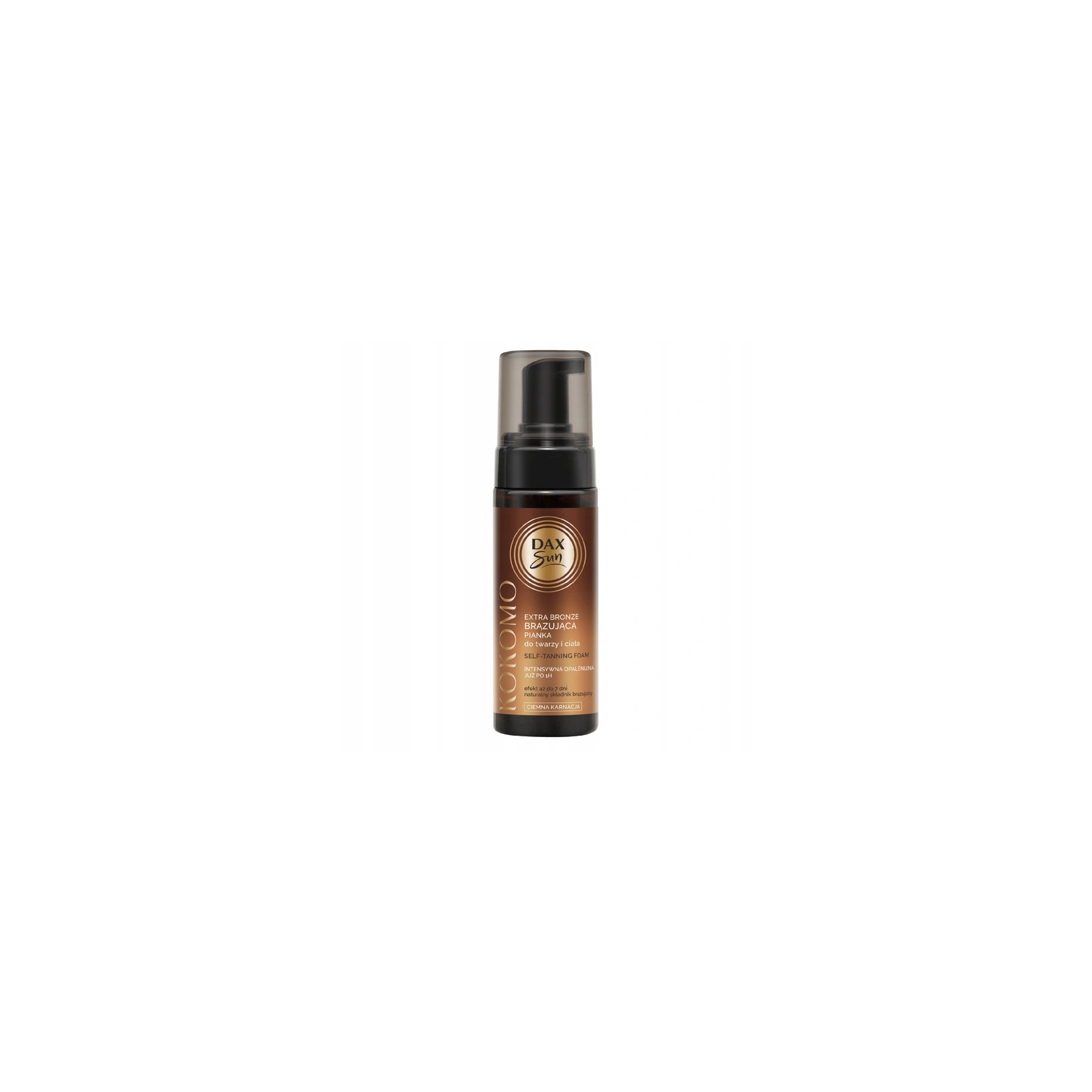 DAX Sun brązująca pianka do twarzy i ciała Extra Dark Kokomo 160ml