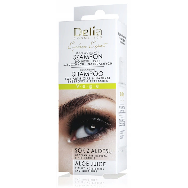 DELIA Eyebrow Expert szampon do brwi i rzęs Im Vegan 50ml