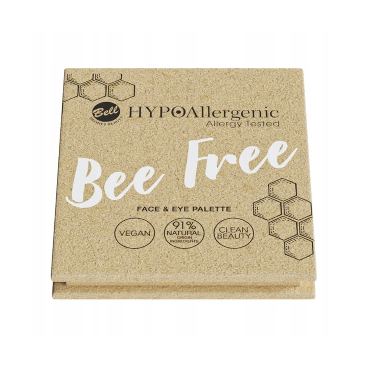 BELL HYPOALLERGENIC Vegan Bee Free paletka do twarzy i oczu 7,8g
