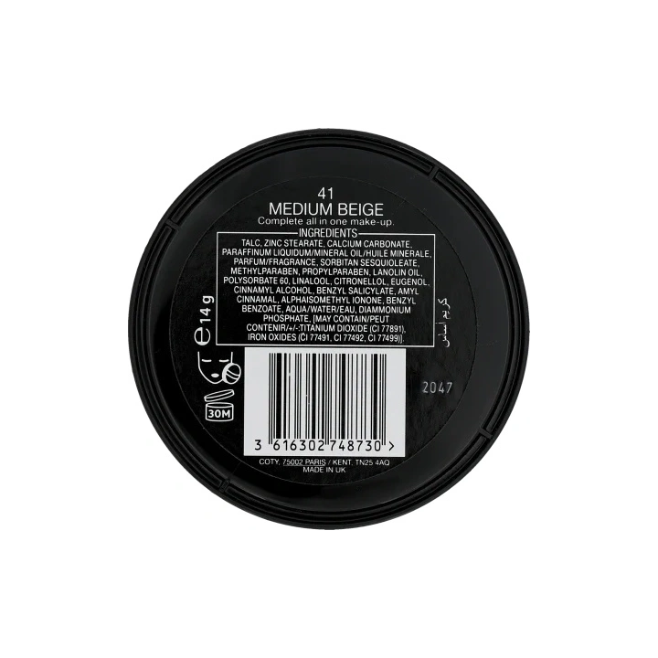 MAX FACTOR Creme Puff puder do twarzy prasowany 41 Medium Beige 14g