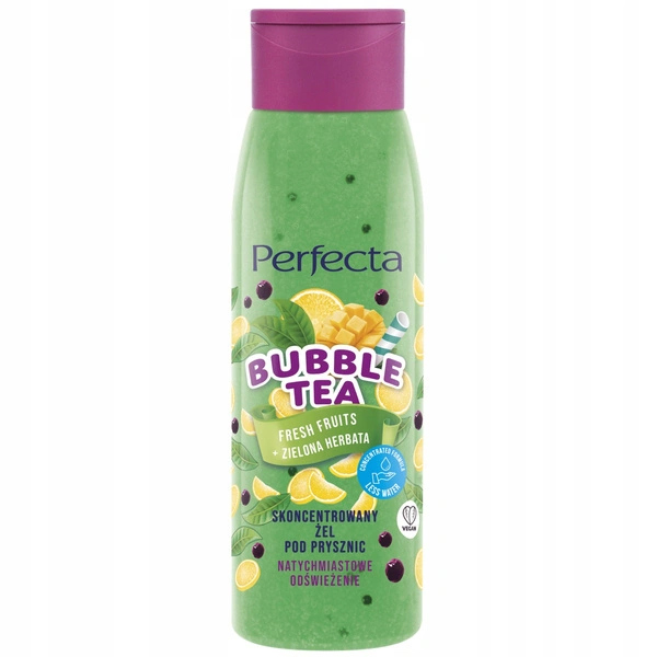 DAX Perfecta Bubble Tea żel pod prysznic Fresh Fruits & Zielona Herbata 400g