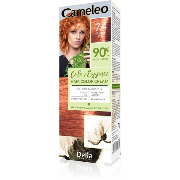 DELIA Cameleo Color Essence krem koloryzujący 7.4 Copper Red