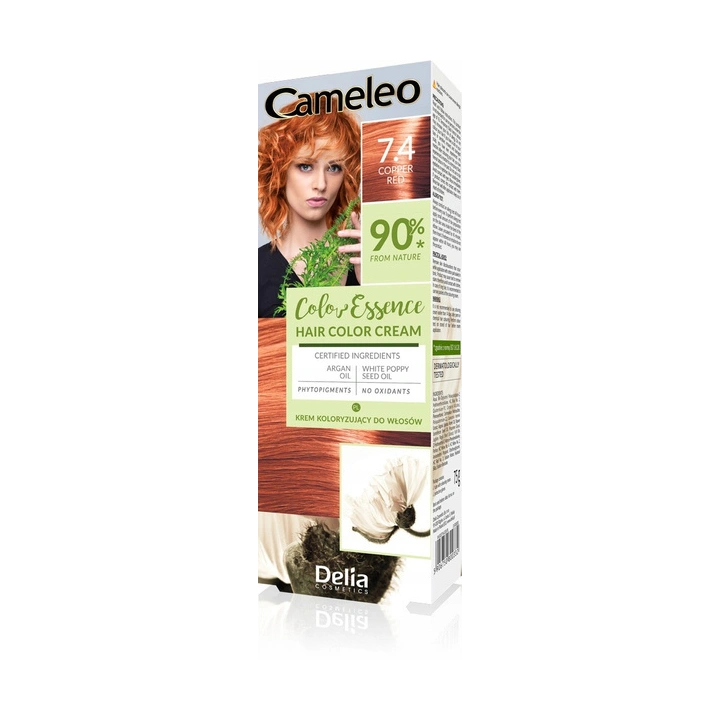 DELIA Cameleo Color Essence krem koloryzujący 7.4 Copper Red
