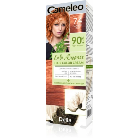 DELIA Cameleo Color Essence krem koloryzujący 7.4 Copper Red