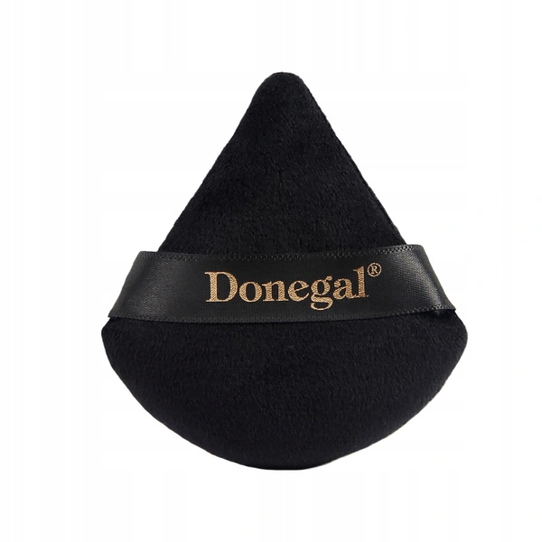 DONEGAL puszek do pudru trójkątny mix kolorów 1szt