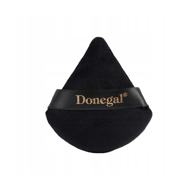 DONEGAL puszek do pudru trójkątny mix kolorów 1szt