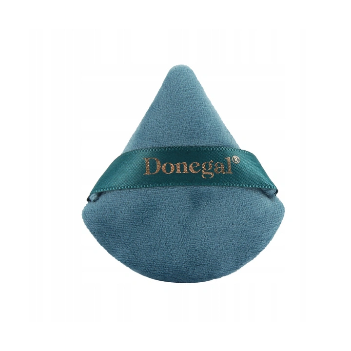 DONEGAL puszek do pudru trójkątny mix kolorów 1szt