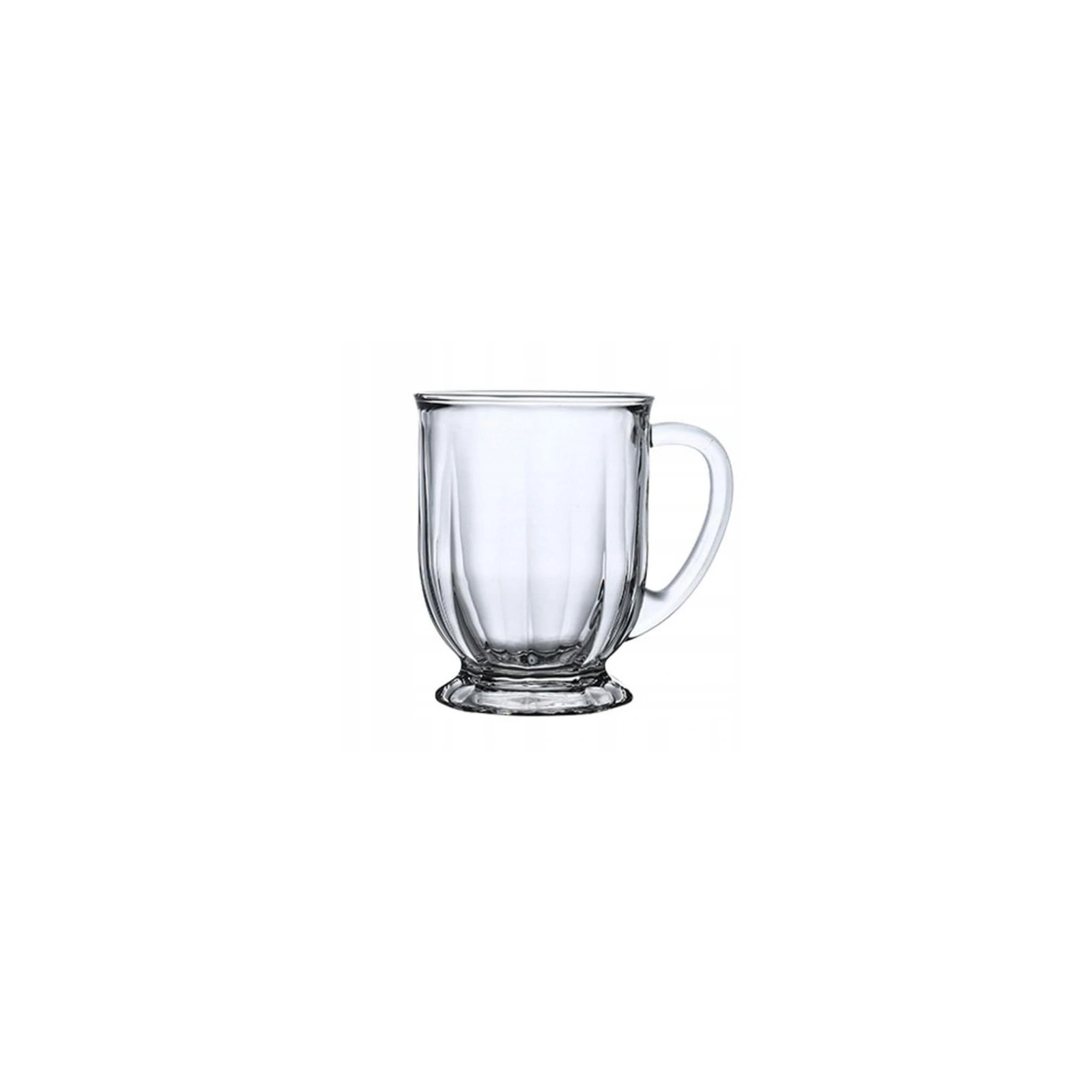 ECARLA kubek z uchem szklanka duża 400ml SZK159
