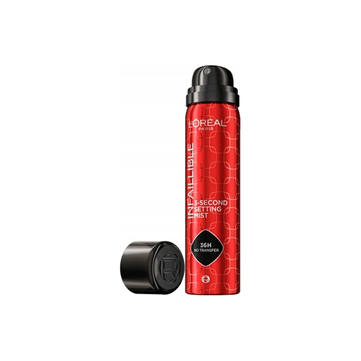 LOREAL Infaillible Setting Mist mgiełka spray utrwalająca makijaż 3-sekundowy 75ml