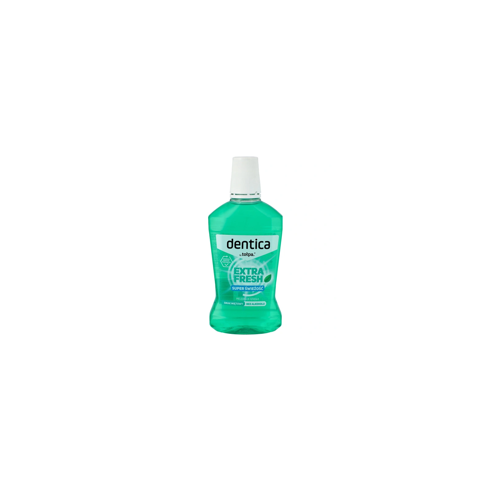 TOŁPA Dentica płyn do płukania jamy ustnej bez alkoholu miętowy Extra Fresh 500ml